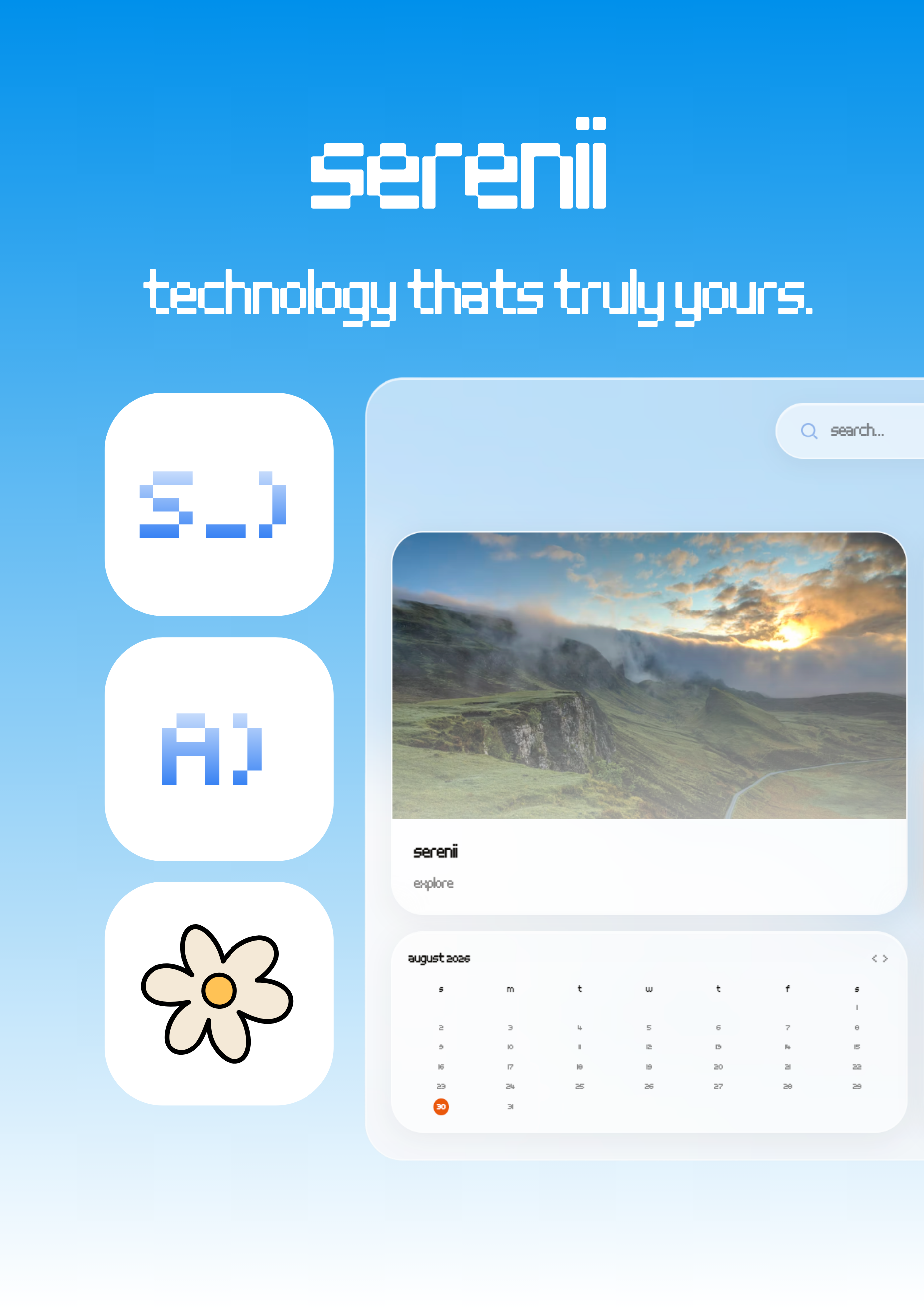 Serenii app highlight card